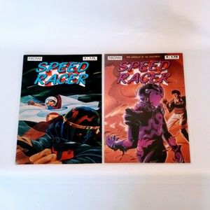 Vintage 1987 Speed Racer NOW Comics #4 & #5 VG+ - NM Condition